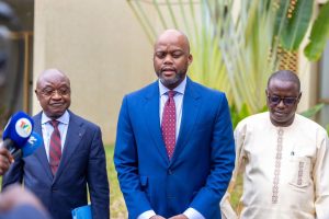 Wamkele Mene, Secrétaire général de la Zone de libre-échange continentale africaine (ZLECAF) en visite de travail à Lomé